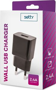 Ładowarka Setty 1x USB-A 2.4 A (197843) 2