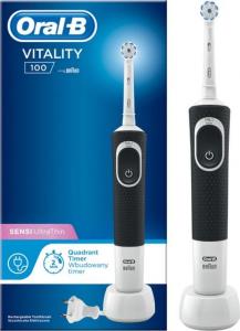 Szczoteczka Oral-B Vitality 100 Sensi UltraThin Czarna 3