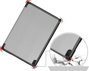 Etui na tablet Alogy Etui Alogy Book Cover do Lenovo Tab E10 10.1 TB-X104F/L Szare uniwersalny 2