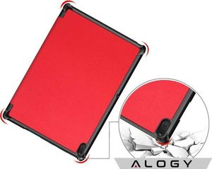 Etui na tablet Alogy Etui Alogy Book Cover do Lenovo Tab E10 10.1 TB-X104F/L Czerwone uniwersalny 2