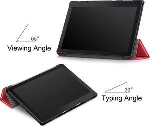 Etui na tablet Alogy Etui Alogy Book Cover do Lenovo Tab E10 10.1 TB-X104F/L Czerwone uniwersalny 3