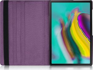 Etui na tablet Alogy Etui obrotowe Alogy 360 do Galaxy Tab S5e 10.5 2019 T720/T725 fioletowe uniwersalny 3