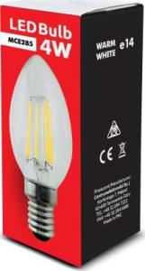 Maclean Żarówka filamentowa Retro Edison LED E14, 4W 230V (MCE285) 2