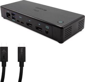 Stacja/replikator I-TEC iTec Thunderbolt3/USB-C Dual DisplayPort 4K dokovací stanice + 2 TB3 kabely 1
