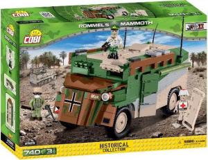 Cobi Historical Collection WWII Rommel's Mammoth - wóz dowodzenia 740 klocków 1