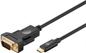 Kabel USB Goobay USB-C - D-Sub (VGA) 1.8 m Czarny (533971) 1