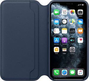 Apple Skórzane etui folio do iPhone 11 Pro Max otchłanny błękit-MY1P2ZM/A 3
