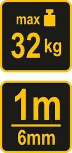 Vorel VOREL WAGA SPRĘŻYNOWA Z MIRKĄ ZWIJANĄ 32kg T15301 3