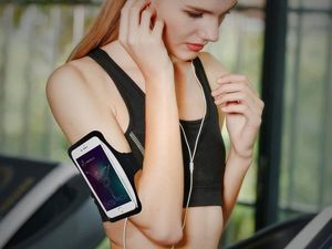 Alogy Etui sportowe do telefonu na ramię Black 10