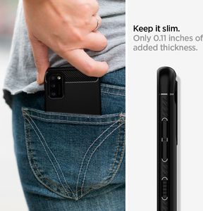 Spigen SPIGEN RUGGED ARMOR GALAXY A41 MATTE BLACK 13