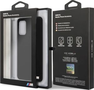 BMW Etui hardcase BMW BMHCS67MSILBK S20+ G985 czarny/black Silicone M Collection uniwersalny 7