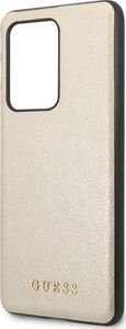 Guess Guess GUHCS69IGLGO S20 Ultra G988 złoty/gold hard case Iridescent 5
