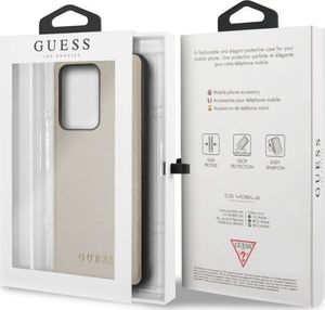 Guess Guess GUHCS69IGLGO S20 Ultra G988 złoty/gold hard case Iridescent 7