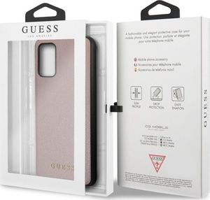 Guess Guess GUHCS67IGLRG S20+ G985 różowo -złoty/rose gold hard case Iridescent 7
