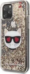Karl Lagerfeld Karl Lagerfeld KLHCN65LCGLGO iPhone 11 Pro Max hardcase złoty/gold Glitter Choupette 2