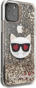 Karl Lagerfeld Karl Lagerfeld KLHCN65LCGLGO iPhone 11 Pro Max hardcase złoty/gold Glitter Choupette 3