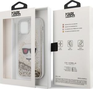 Karl Lagerfeld Karl Lagerfeld KLHCN65LCGLGO iPhone 11 Pro Max hardcase złoty/gold Glitter Choupette 7
