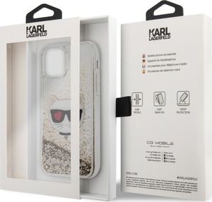 Karl Lagerfeld Karl Lagerfeld KLHCN58LCGLGO iPhone 11 Pro hardcase złoty/gold Glitter Choupette 7