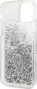 Karl Lagerfeld Karl Lagerfeld KLHCN58KCGLSL iPhone 11 Pro hardcase srebrny/silver Glitter Karl&Choupette 6