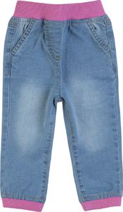TXM TXM Spodnie niemowlęce dziewczęce jeansowe 74 JASNY NIEBIESKI 1