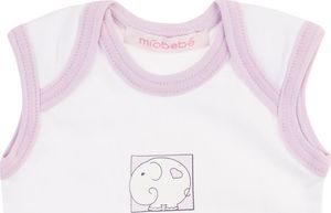 TXM TXM Koszulka niemowlęca bez rękawów 68 BIAŁY 1