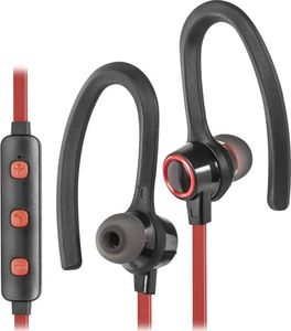 Słuchawki Defender Słuchawki z mikrofonem Defender OUTFIT B720 SPORT Bluetooth douszne czarno-czerwone 1