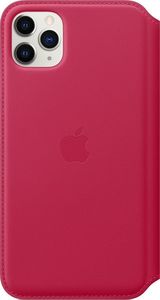 Apple Skórzane etui folio do iPhone 11 Pro Max malinowe -MY1N2ZM/A 1