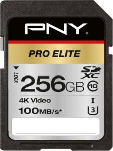 Karta PNY Pro Elite SDXC 256 GB Class 10 UHS-I/U3  (P-SD256U3100PRO-GE) 1