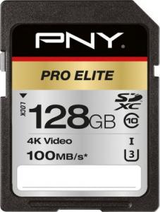Karta PNY PRO Elite SDXC 128 GB Class 10 UHS-I/U3  (P-SD128U3100PRO-GE) 1