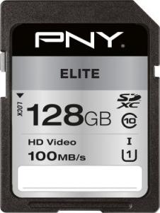 Karta PNY Elite SDXC 128 GB Class 10 UHS-I/U1  (P-SD128U1100EL-GE) 1