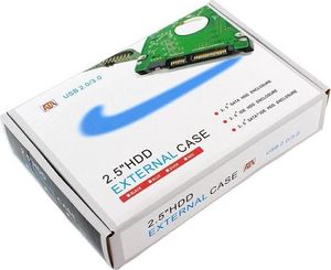 Kieszeń Aptel 2.5" SATA HDD/SSD - USB 3.0 (AK181) 3