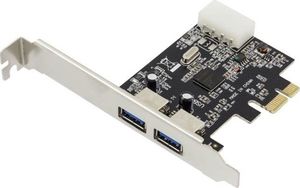 Kontroler Apte PCIe x1 - 2x USB 3.0 (AK249) 1