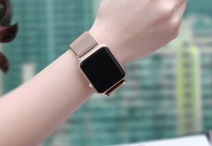 Alogy Bransoleta Milanese pasek Alogy do Apple Watch 1/2/3/4/5 38/40mm złota uniwersalny 5