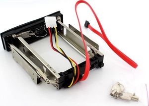 Kieszeń Aptel 5.25" na dysk 3.5" SATA II (AK184) 3