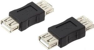 Adapter USB Hertz AK213 USB - USB Czarny  (453-uniw) 1