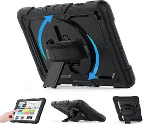 Etui na tablet Alogy Etui Alogy Pirate Armor do Galaxy Tab A 10.1 2019 T510/T515 z rzepem + Szkło uniwersalny 11