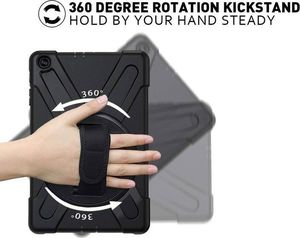 Etui na tablet Alogy Etui Alogy Pirate Armor do Galaxy Tab A 10.1 2019 T510/T515 z rzepem + Szkło uniwersalny 4