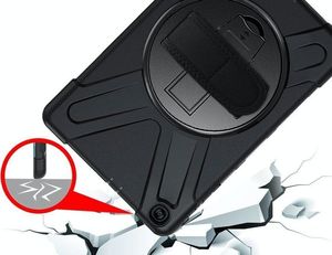 Etui na tablet Alogy Etui Alogy Pirate Armor do Galaxy Tab A 10.1 2019 T510/T515 z rzepem + Szkło uniwersalny 10