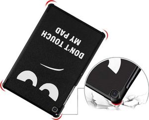 Etui na tablet Alogy Etui Alogy Book Cover do Galaxy Tab S5e 10.5 2019 Don't Touch My Pad + Szkło uniwersalny 4