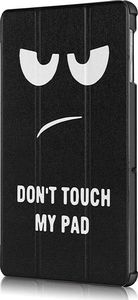 Etui na tablet Alogy Etui Alogy Book Cover do Galaxy Tab S5e 10.5 2019 Don't Touch My Pad + Szkło uniwersalny 5