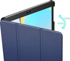 Etui na tablet Alogy Etui Alogy Book Cover Samsung Galaxy Tab A 10.5 T590/T595 Granatowe + Szkło uniwersalny 2