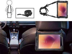 Etui na tablet Alogy Etui Alogy Pirate Armor do Galaxy Tab A 8.0 T380/T385 z rzepem + Szkło uniwersalny 11
