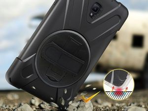 Etui na tablet Alogy Etui Alogy Pirate Armor do Galaxy Tab A 8.0 T380/T385 z rzepem + Szkło uniwersalny 13