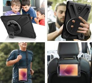 Etui na tablet Alogy Etui Alogy Pirate Armor do Galaxy Tab A 8.0 T380/T385 z rzepem + Szkło uniwersalny 15