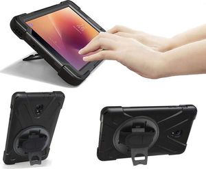 Etui na tablet Alogy Etui Alogy Pirate Armor do Galaxy Tab A 8.0 T380/T385 z rzepem + Szkło uniwersalny 6