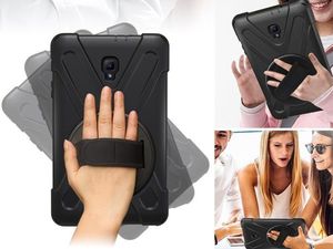 Etui na tablet Alogy Etui Alogy Pirate Armor do Galaxy Tab A 8.0 T380/T385 z rzepem + Szkło uniwersalny 7