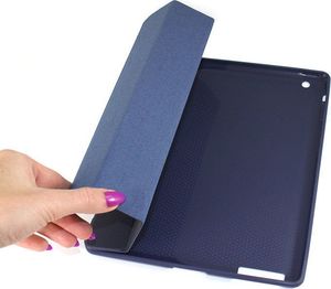 Etui na tablet Alogy Etui Alogy Smart Case Apple iPad 2 3 4 silikon Czarne + Szkło uniwersalny 10