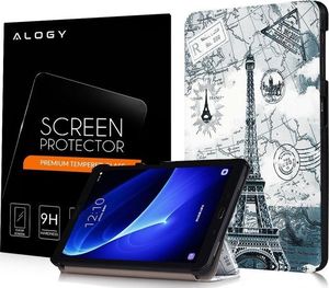 Etui na tablet Alogy Etui Alogy Book Cover do Galaxy Tab A 10.1 T580/ T585 Wieża Eiffla + Szkło uniwersalny 1