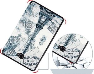 Etui na tablet Alogy Etui Alogy Book Cover do Galaxy Tab A 10.1 T580/ T585 Wieża Eiffla + Szkło uniwersalny 6