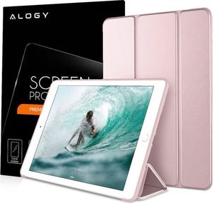 Etui na tablet Alogy Etui Alogy Smart Case do Apple iPad mini 5 2019 Różowe + Szkło uniwersalny 6